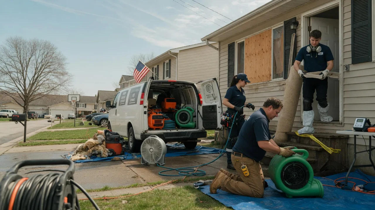 Water Damage Restoration in Monee, IL near me